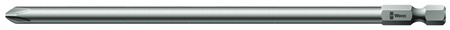 05059786001 WERA 851/4 Z 152MM, PH 2MM BIȚI DE ÎNALTĂ CALITATE PENTRU ȘURUBURI ȘI ȘURUBURI AUTOFILETANTE CU CAP ÎN CRUCE PHILLIPS