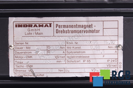 MDD071A-N-030-N2L-095GA1 INDRAMAT PRIZĂ DE MĂSURARE