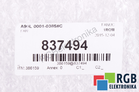 A90L-0001-0385#C FANUC 9WF0424H6D03A 40X40X20MM, 24V EVANTAI