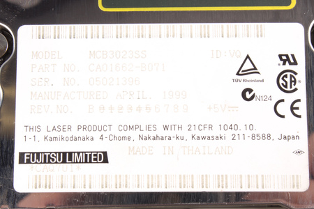 MCB3023SS FUJITSU CA01662-B071
