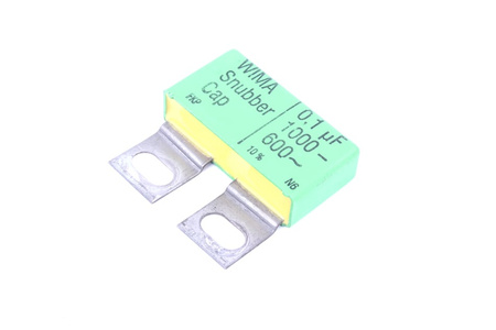 CONDENSATOR 0.1UF 1000VDC WIMA 600VAC CONDENSATOR