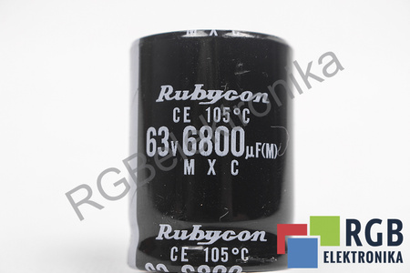 CONDENSATOR MXC RUBYCON 6800UF, 63VDC CONDENSATOR
