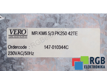 MRKM65/3PK25042TE VERO 147-010344C 230VAC GRILĂ