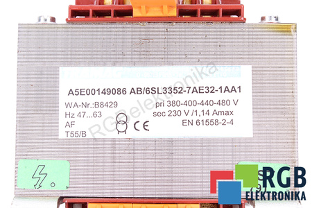 6SL3352-7AE32-1AA1 TRAMAG TRANSFORMATOR