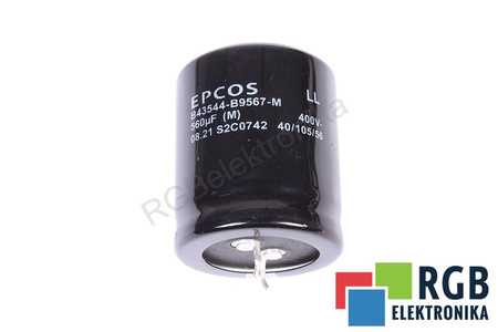 CONDENSATOR B43544-B9567-M EPCOS 560UF, 400V CONDENSATOR