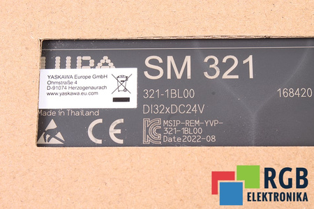 321-1BL00 YASKAWA VIPA SM321 ECHIVALENT 6ES7321-1BL00-0AA0