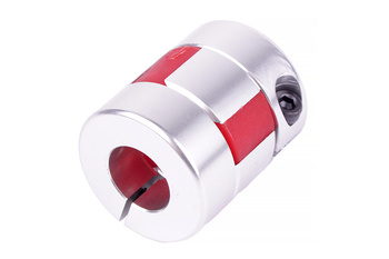 YH10-25-8-12-30 D=25MM D1/D=8/12MM L=30MM ALUMINIUM CUPLAJ FLEXIBIL CU FĂLCI