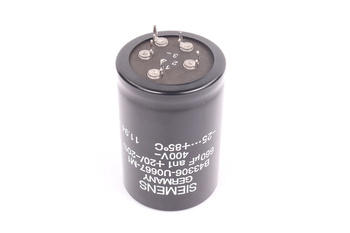 CONDENSATOR B43306-U0667-M1 SIEMENS 660UF, 400VDC CONDENSATOR