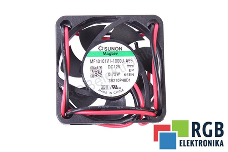 MF40101V1-1000U-A99 SUNON 40X40X10MM, 12V EVANTAI