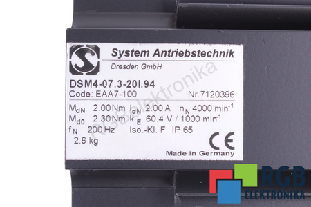 DSM4-07.3-20I.94 SYSTEM ANTRIEBS TECHNIK STATOR