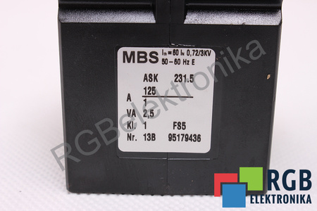 ASK231.5 MBS TRANSFORMATOR DE CURENT
