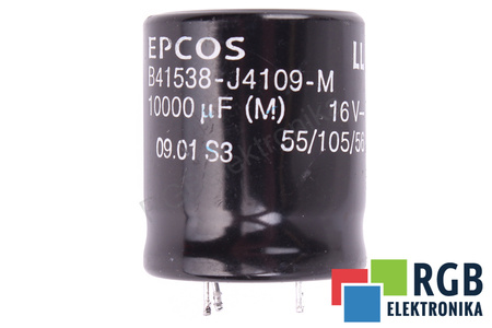 CONDENSATOR B41538-J4109-M EPCOS 10000UF, 16V