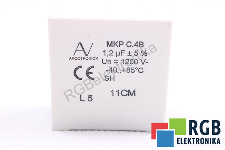 CONDENSATOR MKPC.4B ARCOTRONICS 1.2UF, 1200VDC CONDENSATOR