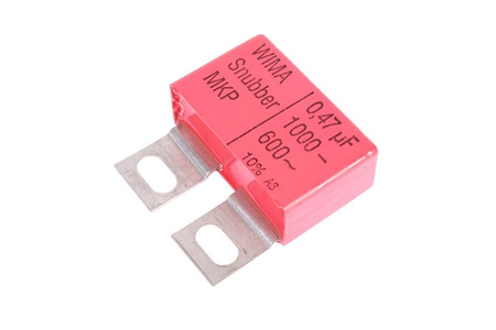 CONDENSATOR 0.47UF 1000VDC 600VAC WIMA CONDENSATOR
