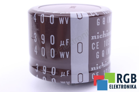 CONDENSATOR 390UF 400V NICHICON