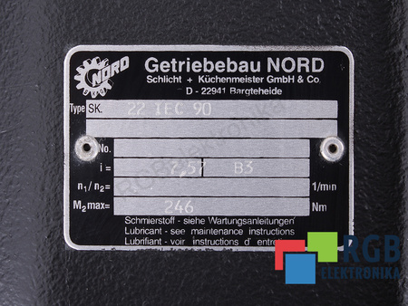 SK.22 NORD IEC90 I=7.57 CUTIE DE VITEZE