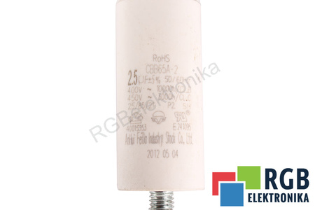 CONDENSATOR CBB65A-2 FEIDA 2.5UF, 450V CONDENSATOR