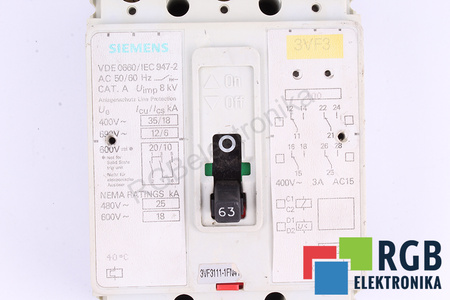 3VF3111-1FN41-0AA0 SIEMENS DECONECTOR