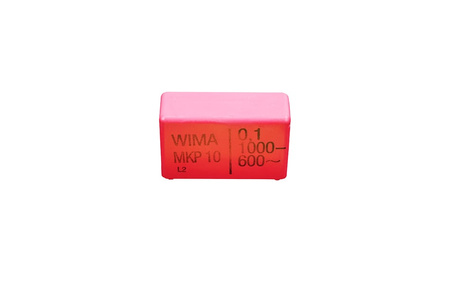 CONDENSATOR MKP10 WIMA 0.1UF, 1000VDC, 600VAC CONDENSATOR