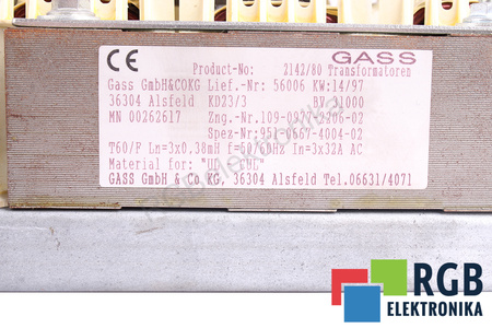 2142/80 GASS CHOKE