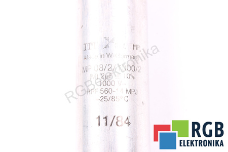 CONDENSATOR MP08/2/1000/2 SEL ITT 2UF, 1000VDC