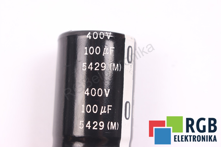 CONDENSATOR 100UF 400VDC 5429(M) MATSUSHITA CONDENSATOR
