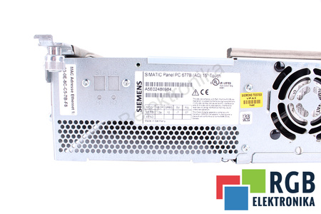 A5E02486984 SIEMENS SIMATIC PANEL PC 677B (AC) 15" TOUCH
