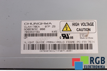 CLAA170EA07 CHUNGHWA MATRICE LCD