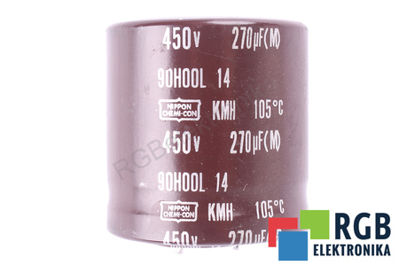 CONDENSATOR 90H00L14 NIPPON 270UF, 450V CONDENSATOR