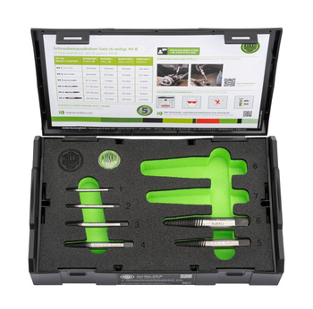SET DE EXTRACTOARE PENTRU ȘURUBURI Ø 3-24 MM 49-B KUKKO