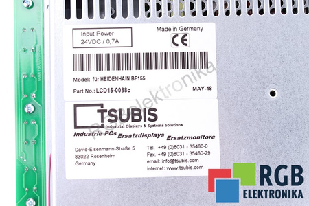 15-0088 ÎNLOCUITOR PENTRU HEIDENHAIN BF155 INTC530 PLUS BF155 MILL PLUS MONITOR LCD