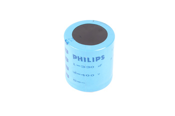CONDENSATOR 330UF 400V PHILIPS M HP 9439 330UF, 400V, 40MM, 50MM CONDENSATOR