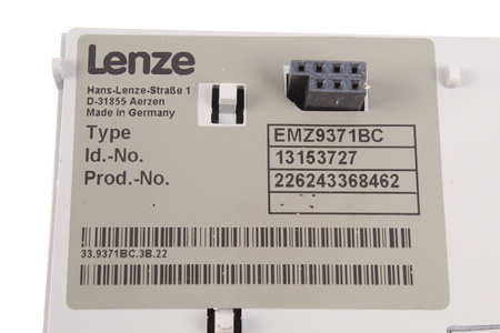 EMZ9371BC LENZE ID.-NO.13153727 CONTROL ȘI PANOU DE CONTROL
