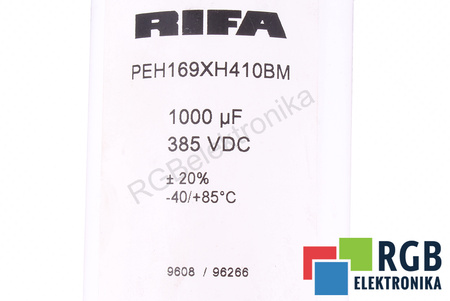 CONDENSATOR PEH169XH410BM RIFA 1000UF, 385V