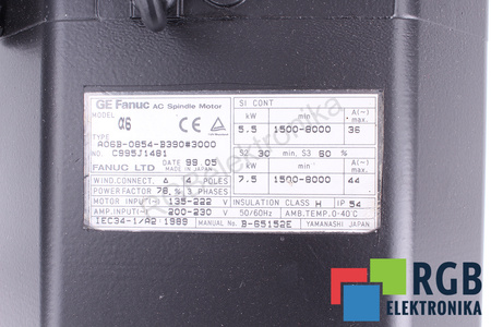 A06B-0854-B390#3000 FANUC STATOR