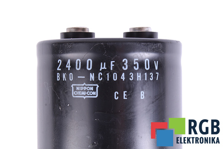 CONDENSATOR BK0-NC1043H137 NIPPON 2400UF, 350V