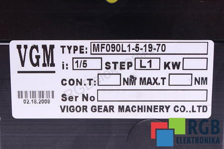 MF090L1-5-19-70 VGM I=5 CUTIE DE VITEZE