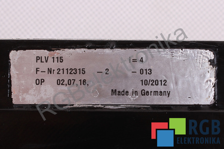 PLV115 CUTIE DE VITEZE