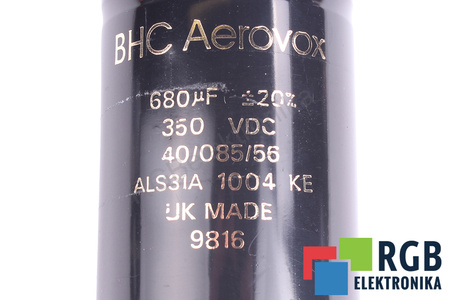 CONDENSATOR ALS31A1004KE AEROVOX 680UF, 350V