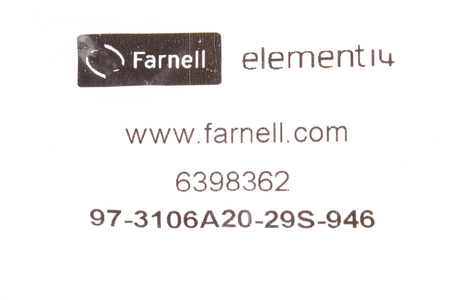 97-3106A20-29S-946 AMPHENOL CORPORATION 17PIN CONECTOR CIRCULAR