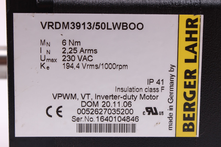 VRDM3913/50LWBOO BERGER LAHR
