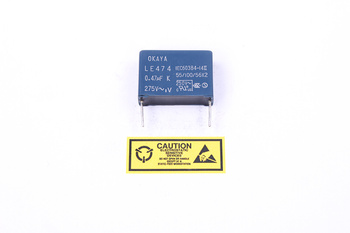 CONDENSATOR LE474 OKAYA 0.47UF, 275VAC CONDENSATOR