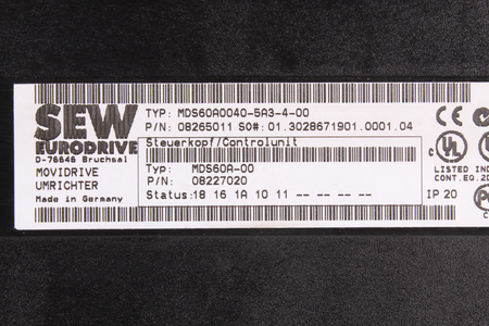 MDS60A0040-5A3-4-00 SEW EURODRIVE