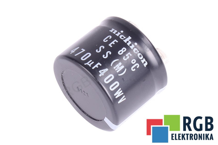 CONDENSATOR 470UF 400V NICHICON CONDENSATOR