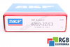 6010-2Z/C3 SKF 18000RPM, 9000RPM, 50X80X16 22.9KN, 15.6KN RULMENT