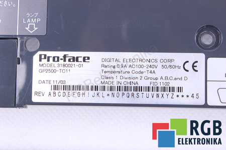 GP2500-TC11 PRO-FACE SPATELE CARCASEI