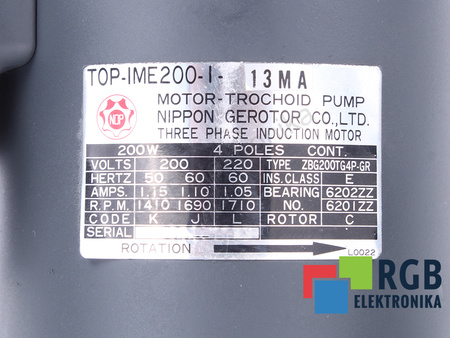 TOP-IME200-I-13MA NIPPON GEROTOR