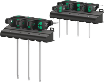 05023452001 WERA 467/7 TORX HF SET 1 SET DE ȘURUBELNIȚE ÎN FORMĂ DE T PENTRU ȘURUBURI TORX, CU FUNCȚIE DE REȚINERE, 7 PIESE