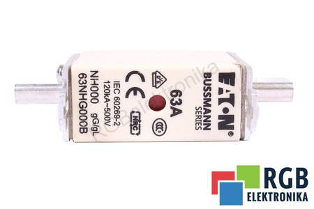 SIGURANŢĂ 63NHG000B EATON NH000 63A, 500V SIGURANŢĂ