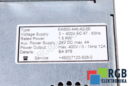 EK600-446-A0-00 SAUTER EK600